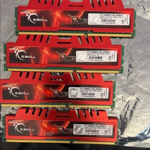 Ripjaws X Series Red RAM Kit DDR 3 -1333 PC3 10666 Ram